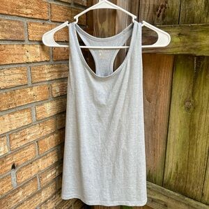 Nike Gray Sleeveless Tank Top Heather